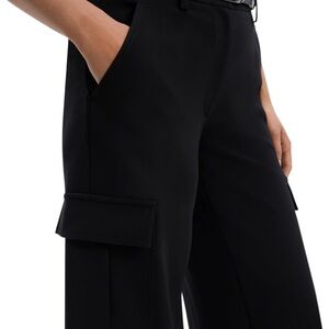 Theory Black Cargo Trousers 6 NWOT
